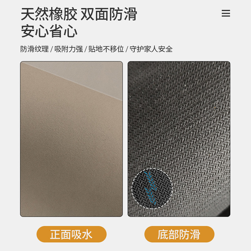 厨房地垫硅藻泥吸水吸油防滑脚垫可擦免打理家用垫子进门门垫地毯,居家布艺,厨房地垫,淘宝优惠券,粉丝福利购,淘宝优惠卷