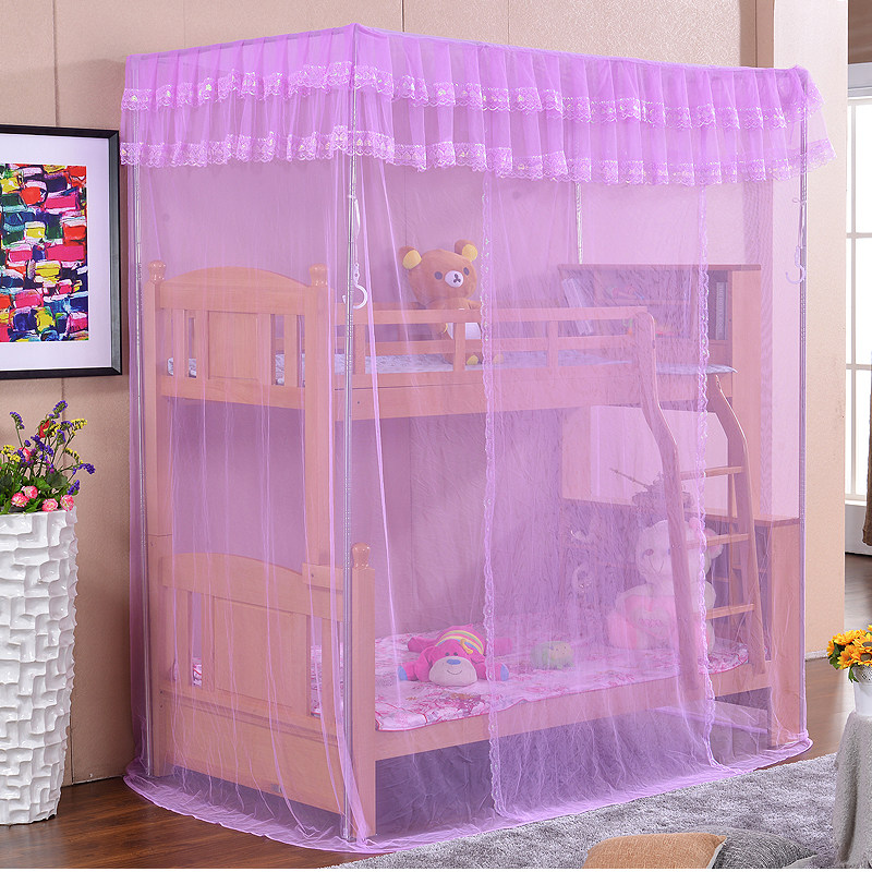 子母床蚊帐实木双层高低床学生儿童梯形上下铺一体蚊帐0.9/1.2m米,床上用品,蚊帐,淘宝优惠券,粉丝福利购,淘宝优惠卷
