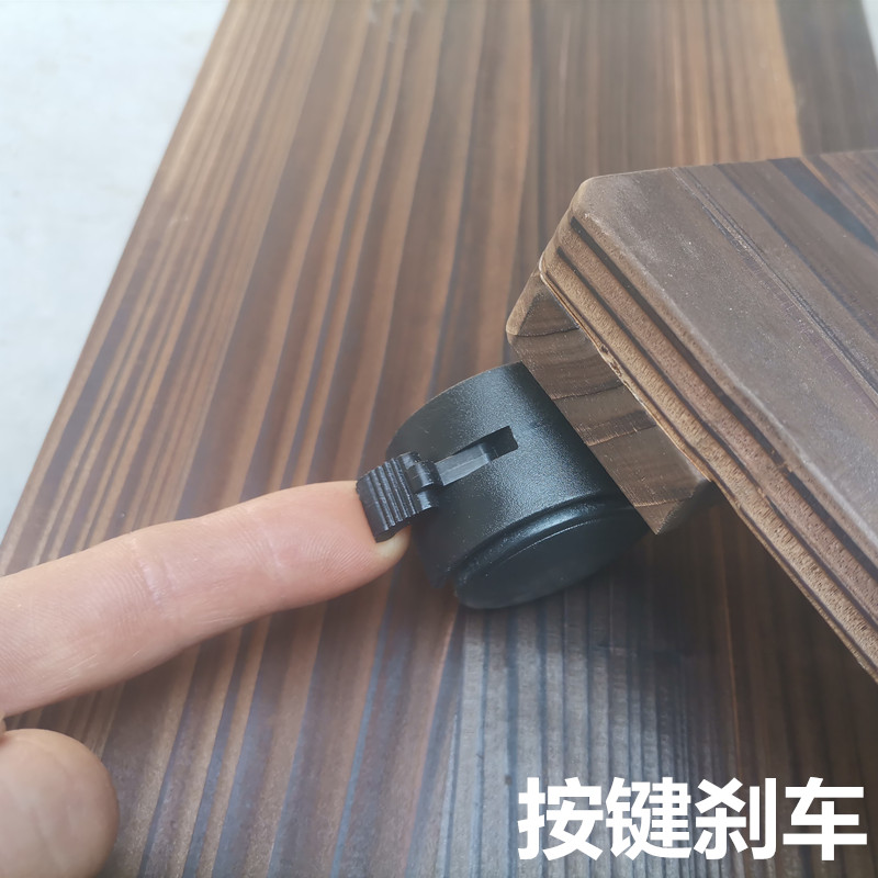 台式电脑主机托架可移动机箱支架底座家用公室通用置物实木