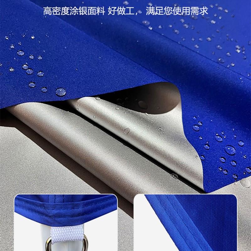 四角防雨帐篷四脚雨棚大伞户外摆摊遮阳棚蓬夜市3x3米移动遮雨篷