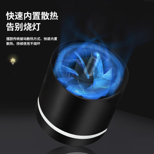 鱼缸水草灯led全光谱防水草缸发色小筒灯COB透镜变色灯流溪缸吊灯