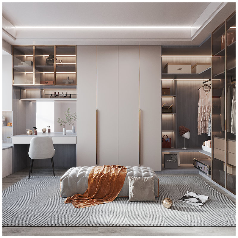 好莱客高颜值衣柜免费量房设计