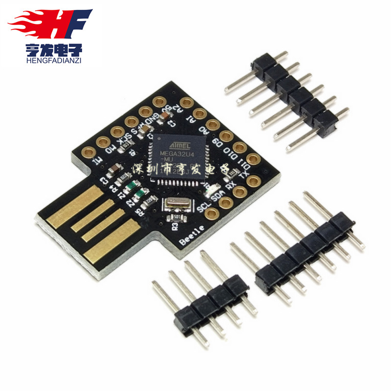 Beetle Leonardo USB ATMEGA32U4虚拟键盘 Badusb 迷你型开发板