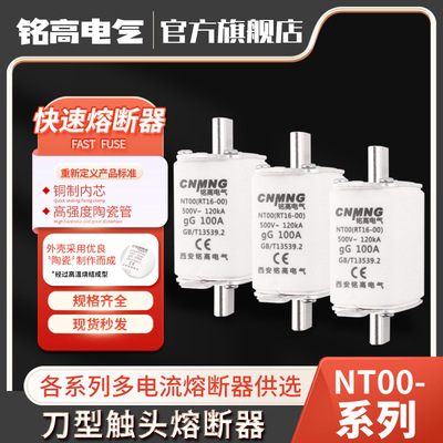 RT16-00NTOO方管刀形熔断器NTOO底座NTOO手柄低压熔断体100A