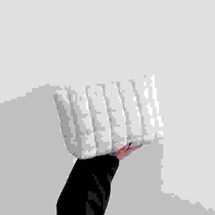 女士棉质绗缝化妆包 简约风旅行款 可爱唯美风格