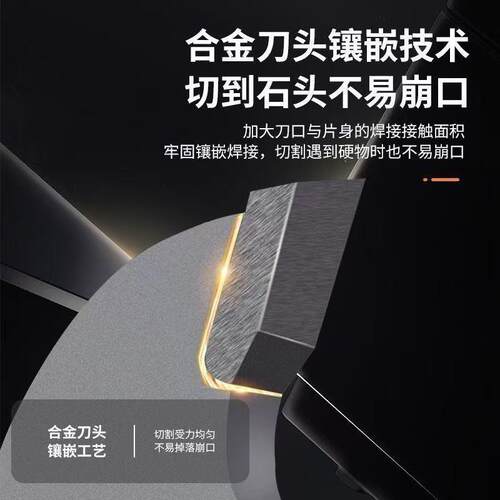 割草机配件刀片圆形进口合金刀片40/60/80齿配件割灌机打草机锯片