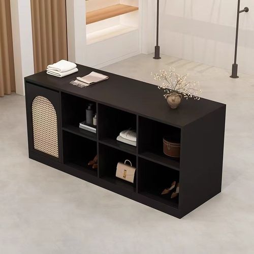 服装店中岛台g女装店展示台简约现代储物柜烤漆网红中岛柜中间陈