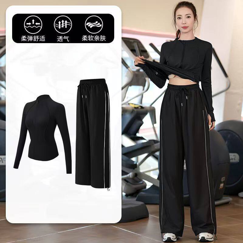 专业运动服女士户外晨跑运动服健休闲运动套装