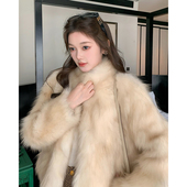 短款 貉子毛皮草毛毛外套女2025秋冬新款 高级年轻B2411