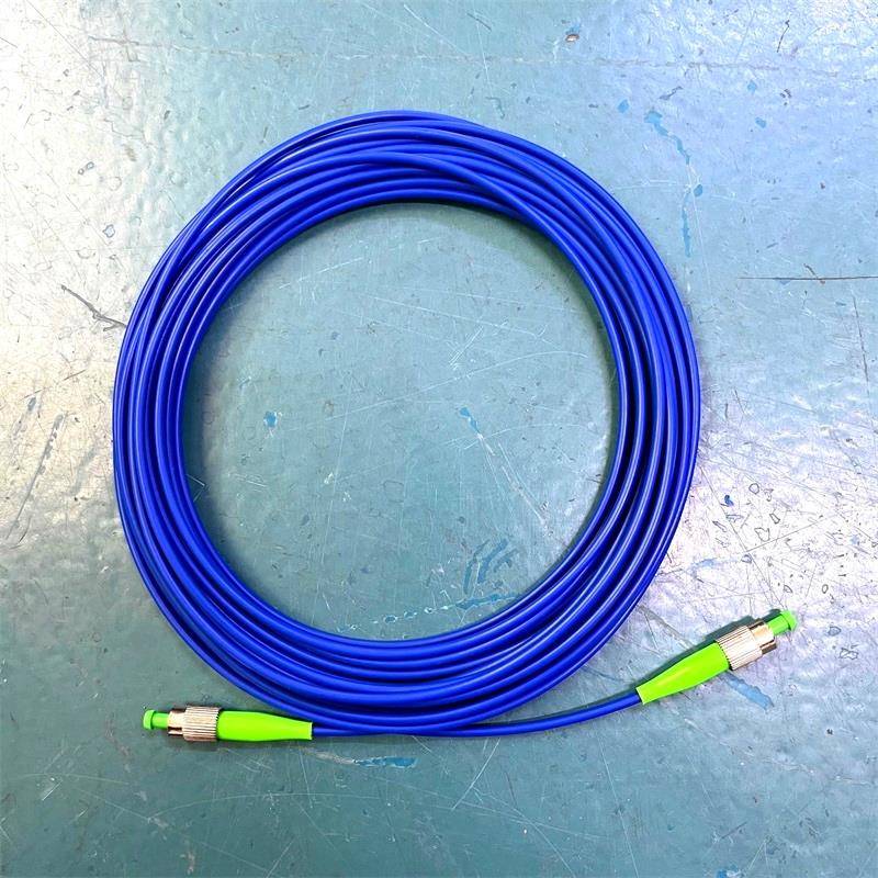 防鼠抗拉广电级APC单模铠装光纤跳线FC/APC-FC/SC/LC/ST铠甲尾纤