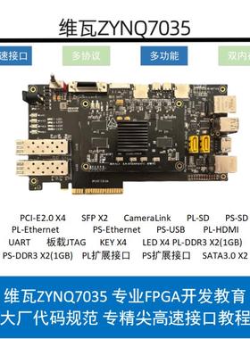 维瓦ZYNQ7035 开发板 多接口 高速接口 稳定性能 高速协议 Xilinx