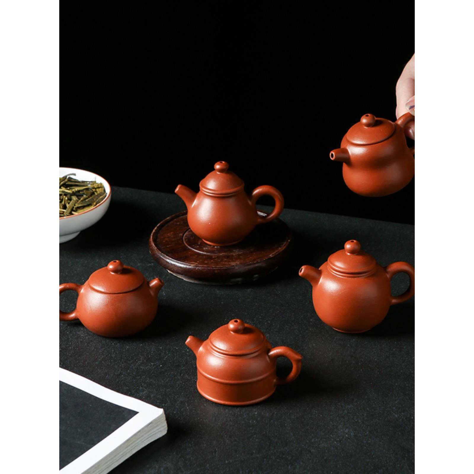 奶茶迷你茶壶干冰精品茶宠物饰品口袋紫泥茶壶小尺寸可以提高茶和