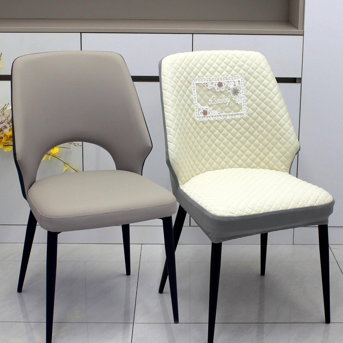 餐桌椅子套罩2025新款餐椅凳子罩套座椅套罩家用靠背罩保护套全包