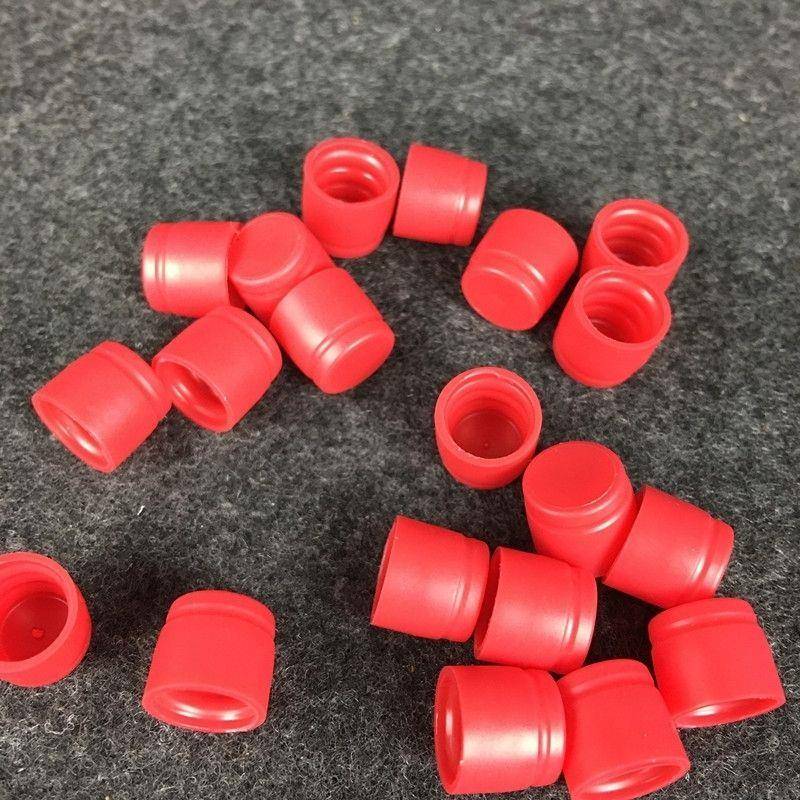 光纤耦合器防尘帽圆头法兰盘防尘塞 FC红色防尘帽SC圆头转方光纤