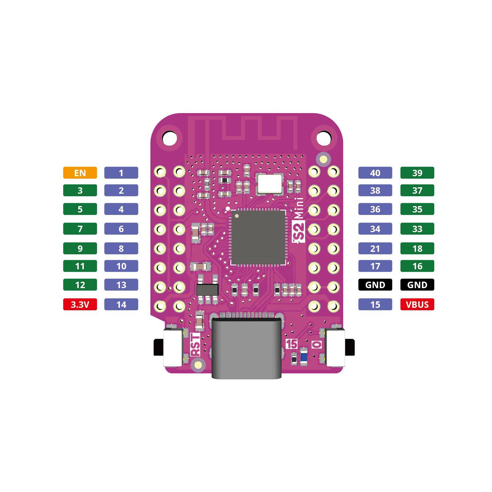 S2 Mini V1.0.0ESP32 D1 mini V3.0 4MB WIFI模块物联网开发板