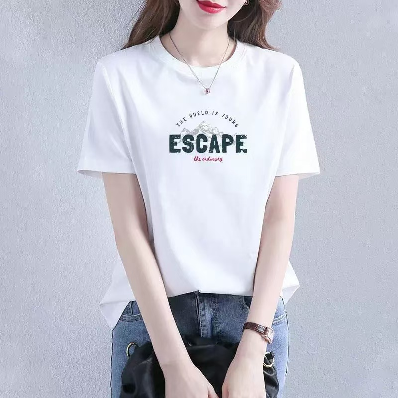 D-18十三行V领长袖T恤女秋装大码设计感【不退不换】