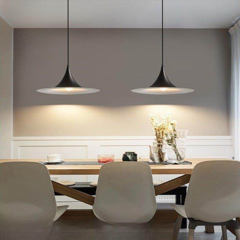 意式极简卧室床头吊灯丹麦设计师semi书房灯吧台餐厅喇叭升降吊灯,家装灯饰光源,餐厅吊灯,淘宝优惠券,粉丝福利购,淘宝优惠卷