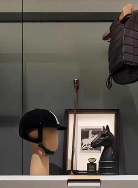 现代意式样板房马术主题组合摆件卧室书柜书房桌面家居装饰品摆件