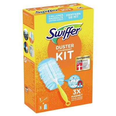 现货 德国进口Swiffer Duster 180度神奇防静电万用除尘掸子长柄