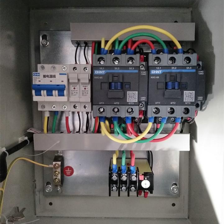 定做三相380V正反转控制搅拌卷扬机电机吊机卷帘门倒顺开关配电箱