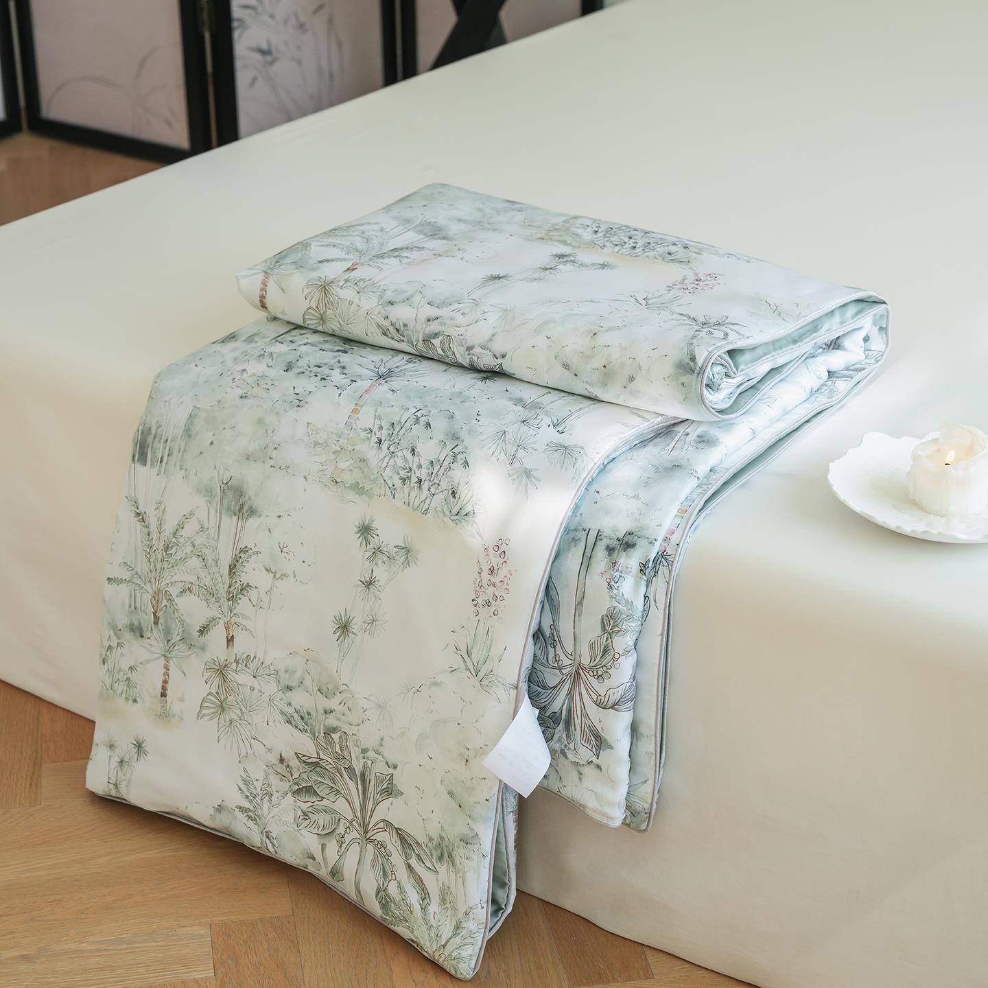 60支兰精天丝夏被夏季冰丝凉感空调被子可水洗机洗2.0/2.2m夏凉被