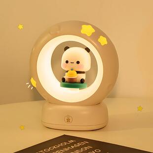 一二布布周边拍拍灯充电小夜灯卧室台灯柔光伴睡护眼送女生日礼物