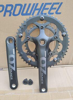 台湾好梦公路自行车曲柄组50-34齿方孔曲柄组8 9速Bcd110Mm自行车