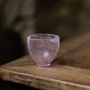 【心缘堂琉璃 粉彩百福杯】手工琉璃茶杯功夫茶具个人品茗杯单
