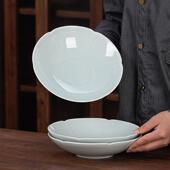 仿宋葵口汤盘古装 100元 4个景德镇青瓷中式 剧菜盘商用宋宴意境餐具