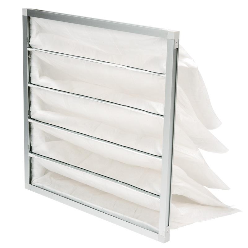中效过滤器G4F5F6F7F8F9风柜环保空调袋式铝框玻纤空气过滤网板式