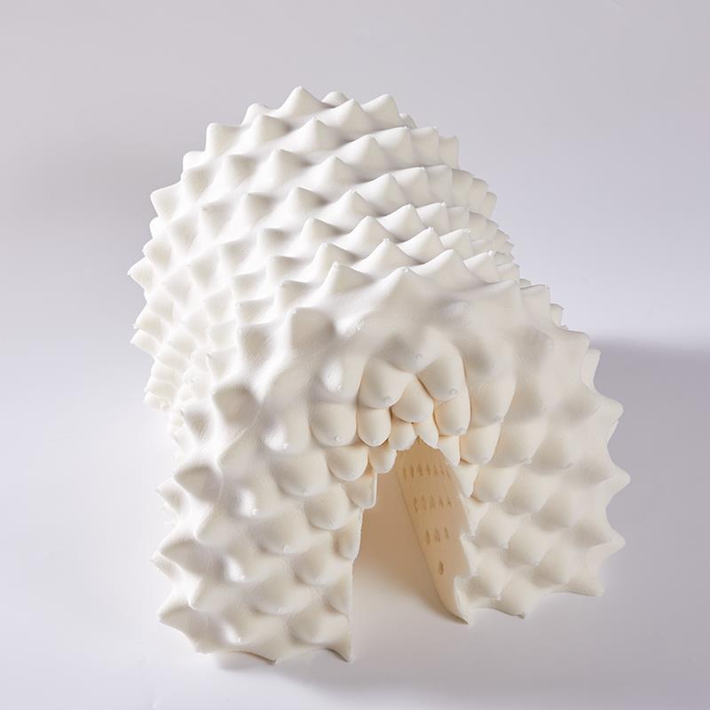 【富士商店】护颈枕头单人橡胶枕助双人睡眠家用泰国天然乳胶枕芯