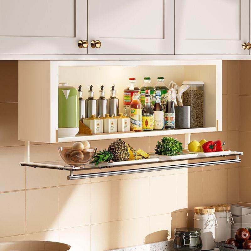 厨房调料置物架壁挂式吊柜下方调味品盒墙壁收纳橱柜下拉备餐架子,厨房/烹饪用具,厨房墙壁置物架/厨房墙壁挂架,淘宝优惠券,粉丝福利购,淘宝优惠卷