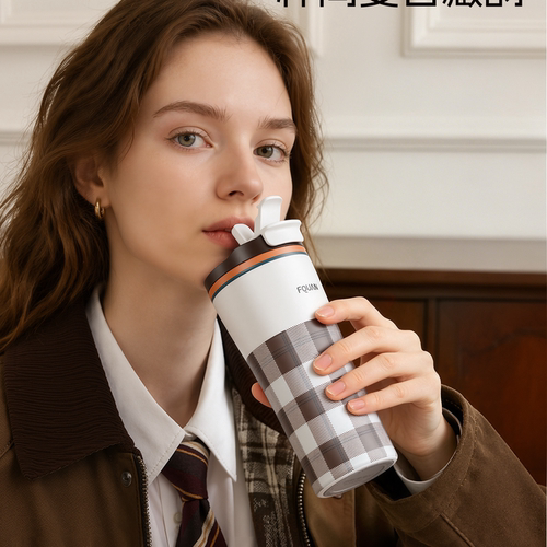 富全复古保温杯女2026新款水杯子