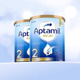 进口奶粉配方升级 2段新西兰原装 爱他美澳洲金装 2罐装 百补