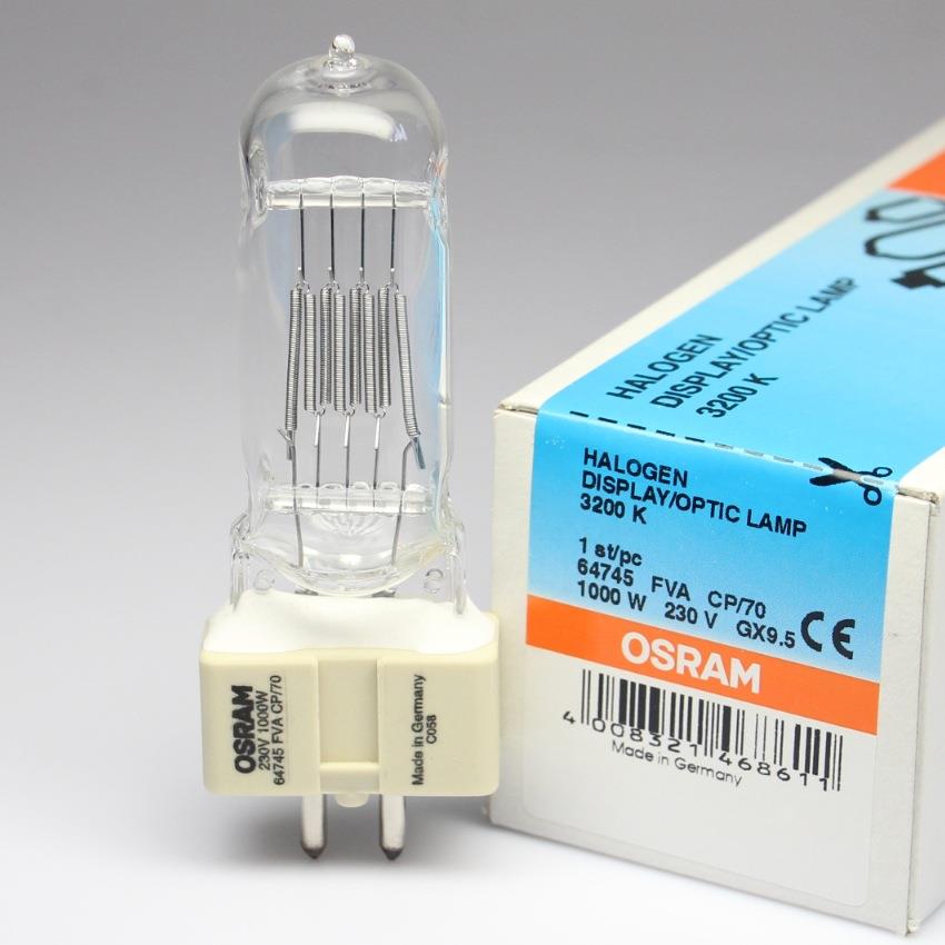 OSRAM欧司朗64745FVACP/70230V1000W舞台船舶探照灯替代6995P