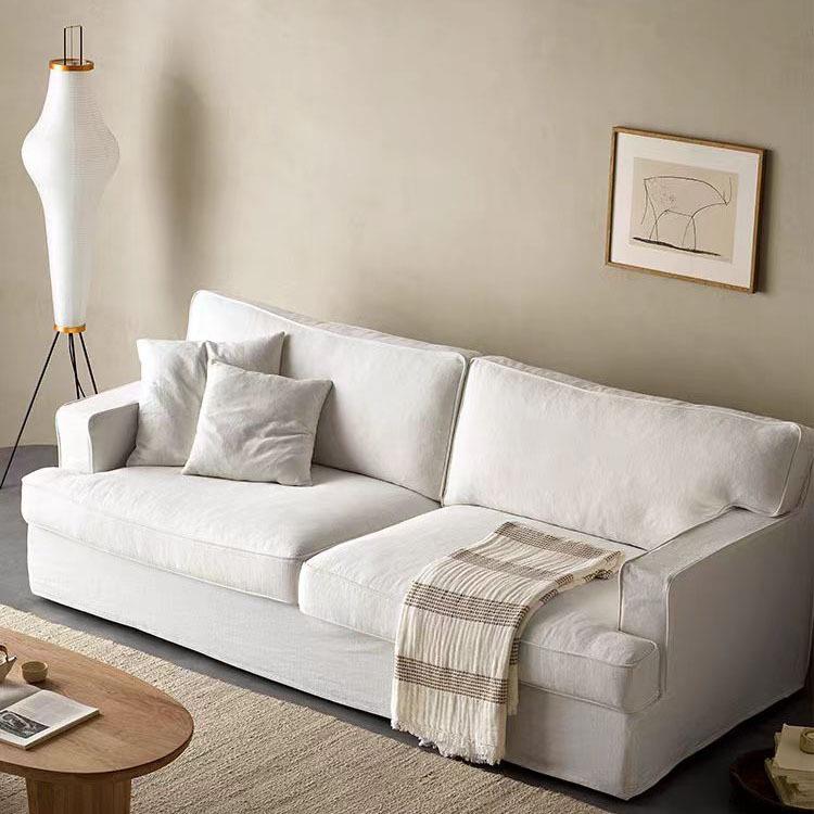 美式布艺沙发客厅小户型L形左转角双人位组合法式简约复古