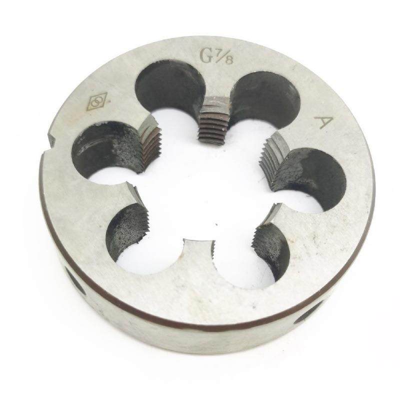 G1又3/4G2寸G2又1/4G2又1/2G34寸水管螺纹圆板牙高速钢不锈钢HSS