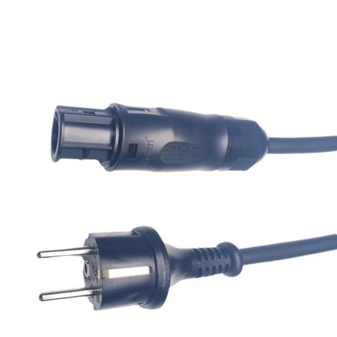 VDE认证光伏延长线1.5平方太阳能户外专用欧规电源连接线