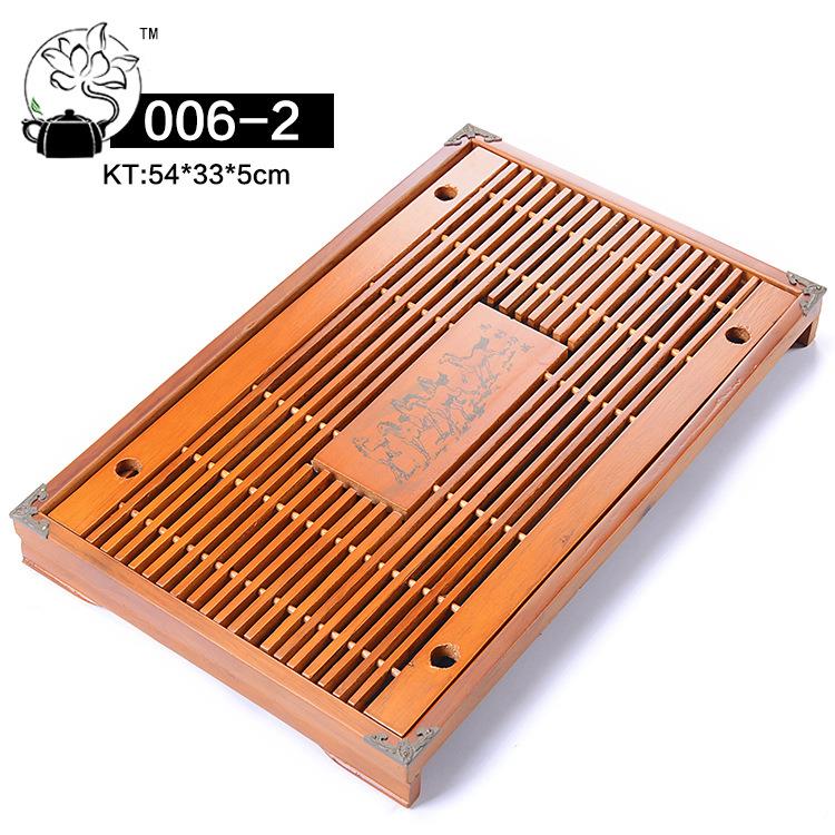 006厂家直销实木柯木马到成功茶盘整套具套装茶台送礼居家办公室