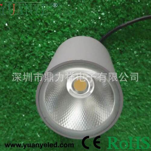 10-75W大功率壁灯吸顶式安装可调支架防水IP68明装筒灯外壳厂