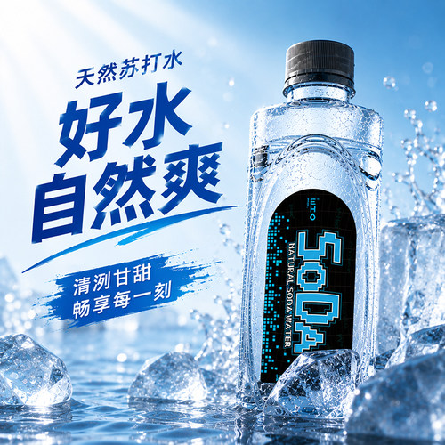 EHO像素光年碱性无气苏打水24瓶