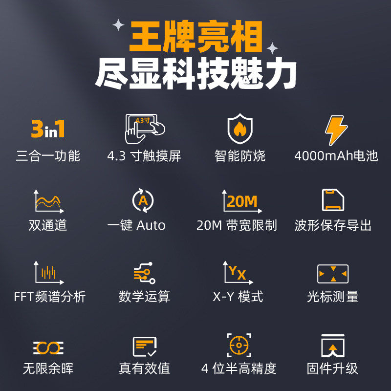 福禄克示波器2C53P双通道