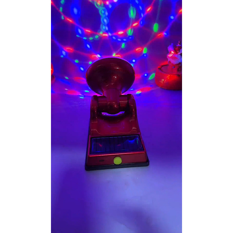 太阳能充电七彩魔球灯泡RGB ktv酒吧客厅蹦迪落地氛围灯usb充电宝