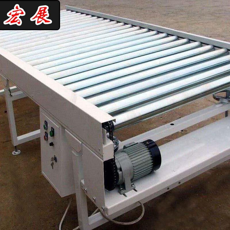 镀锌无动力滚筒输送机托辊不锈钢物流分拣地滚线卸货神器输送机