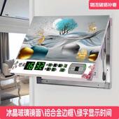 2024年新款 饰画 万年历电子钟挂墙客厅家用日历时钟表创意电表箱装