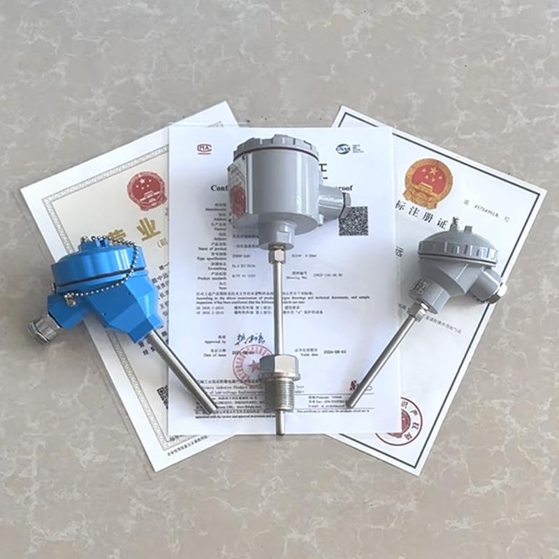 WZPK-136s-240防爆热电阻温度计PT100温度传感器变送器耐磨热电偶