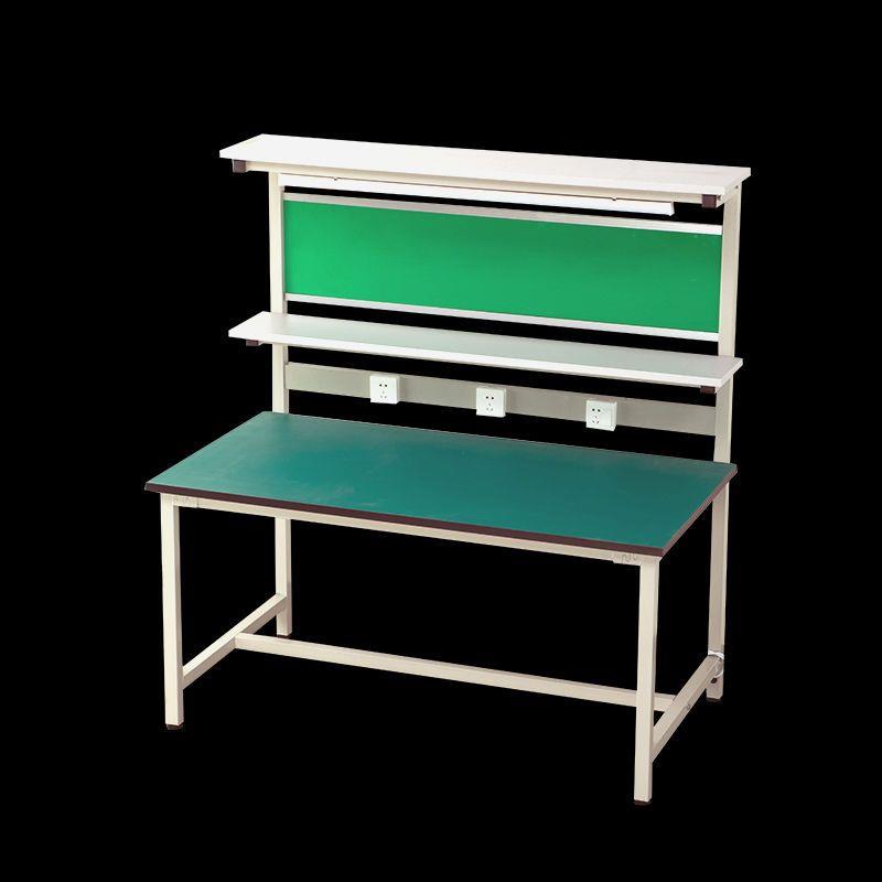 防静电工作台装配操作台车间生产线流水线实验检验手机维修台带灯