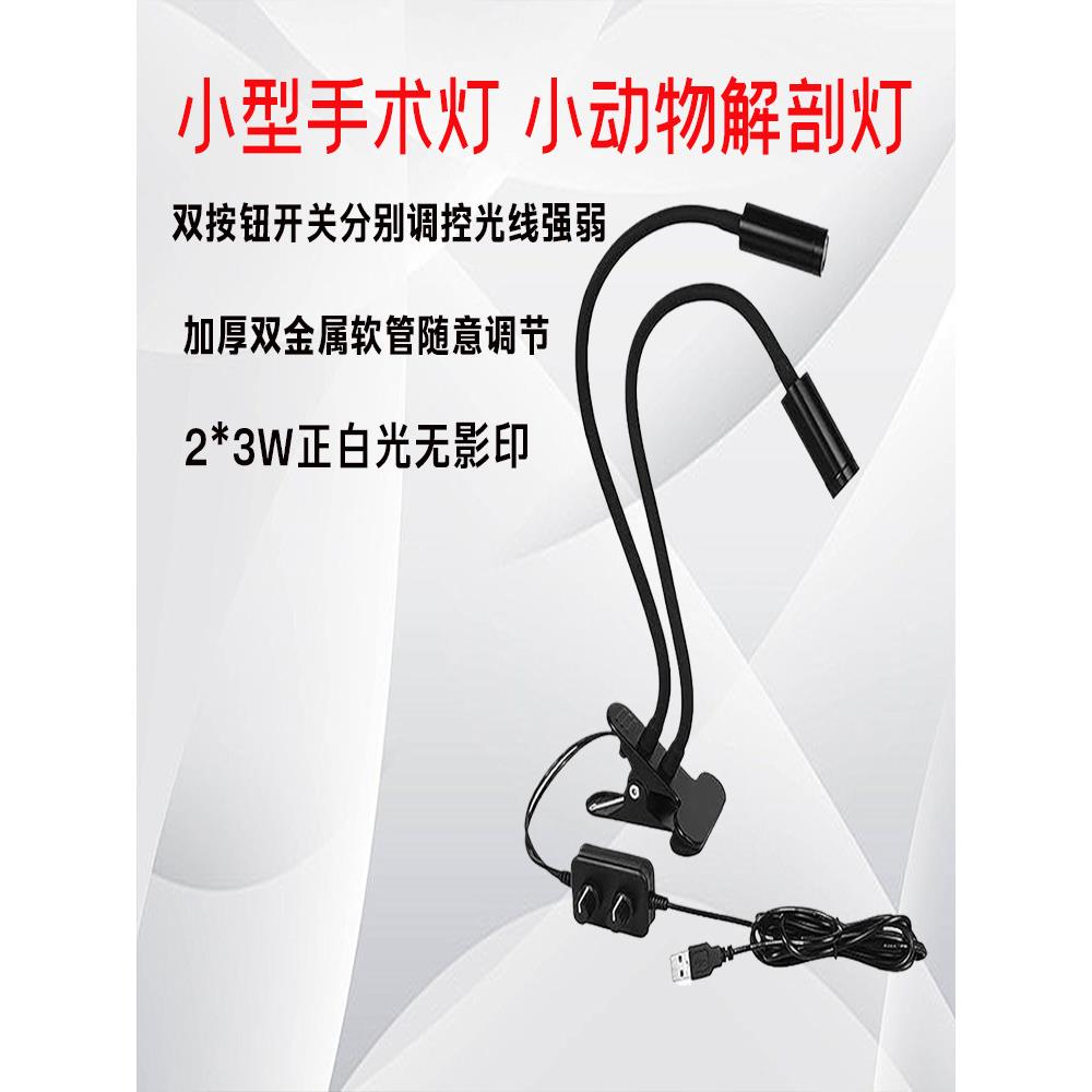 小型手术灯医院用聚光灯妇科检查灯小鼠动物实验室台灯射灯夹式