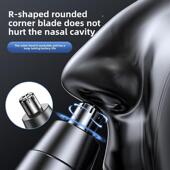 鼻清洁和除鼻 可充电式 德国进口男女电动鼻毛修剪器 通用剃鼻毛