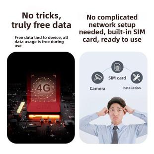 Ezviz Hb8摄像头4g监控家庭移动电话远程设备360度无盲点户外太阳